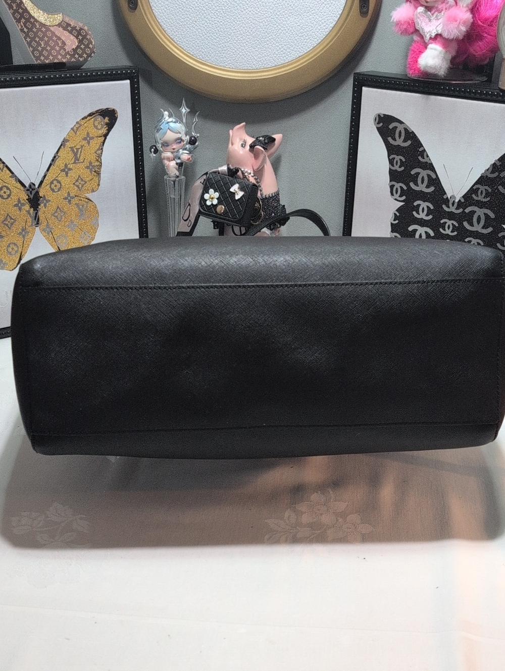 Tory Burch York large Buckle Tote Bag with Black saffiano leather and gold ๐ฅ๐ฅ - Picture 10 of 16